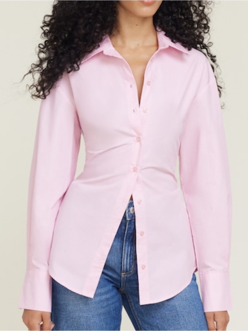 Dynamite Light Pink Button-Down Shirt